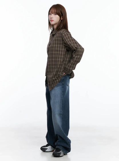 Beny Washed Wide‑Leg Jeans CC1908