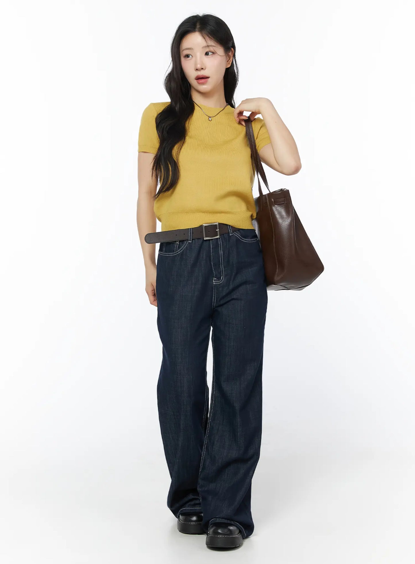 Basic Ribbed Knit Top CD805