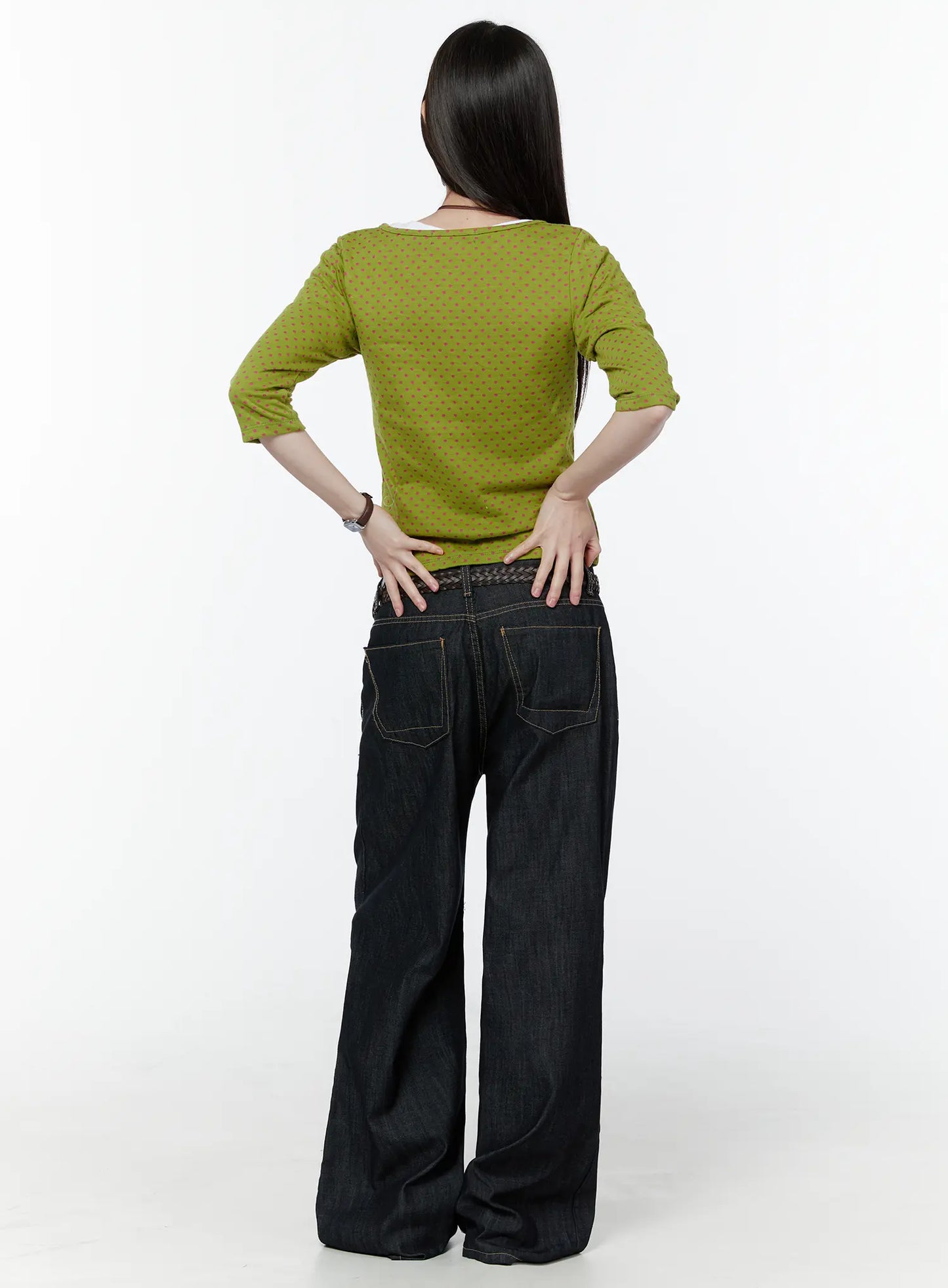 Alou No-Fade Wide-Leg Jeans CU505