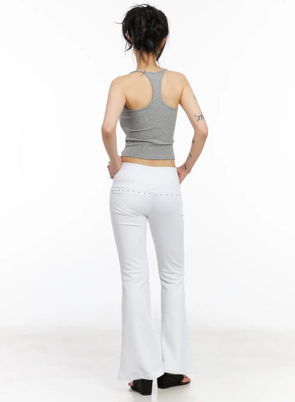 Angelic Studded Bootcut Leggings CM517