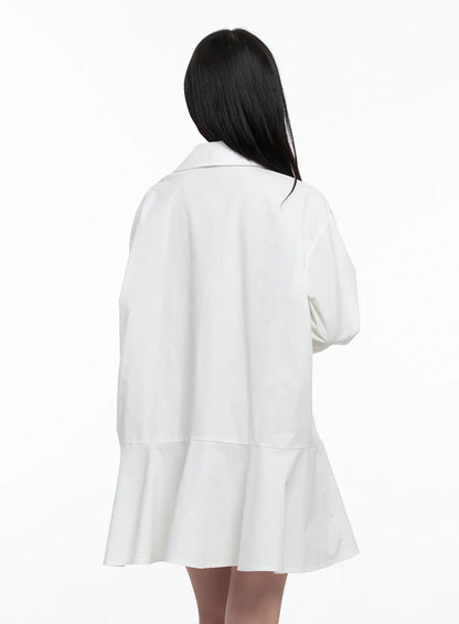 Button-Up Midi Dress CS519
