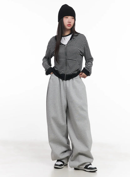Basic Wide-Fit Sweatpants CU517