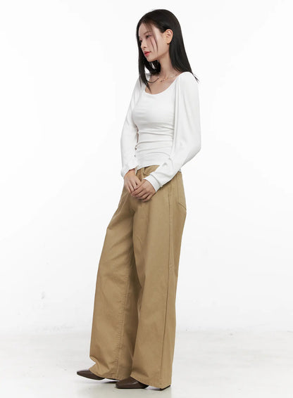 Basic Square Neck Long Sleeve CO531