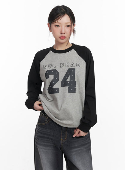 24 Graphic Long-Sleeve T-Shirt IM528