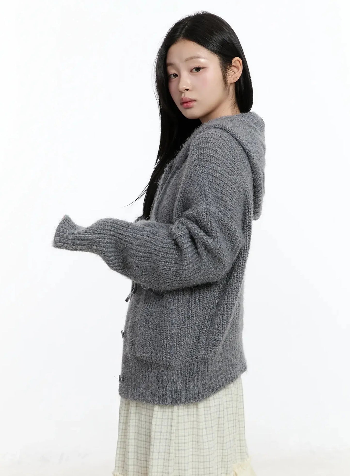 Button-Up Knit Cardigan IM519