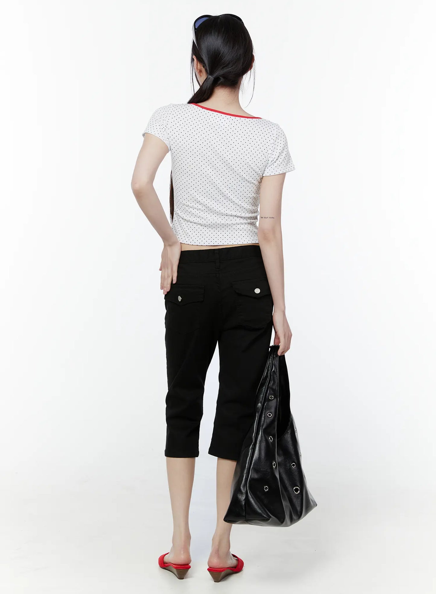 Basic Slim Fit Capri Pants CU508