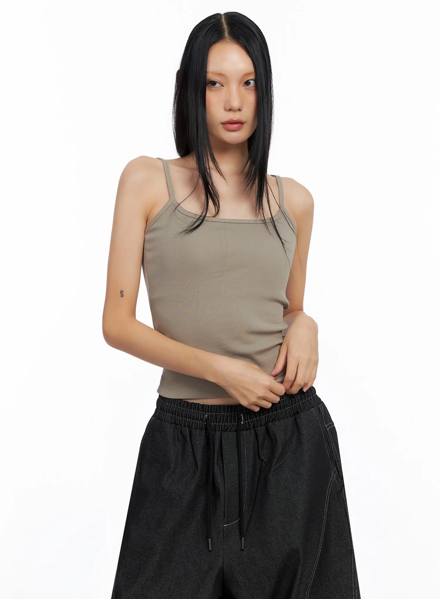 Classic Square Neck Tank Top IO516