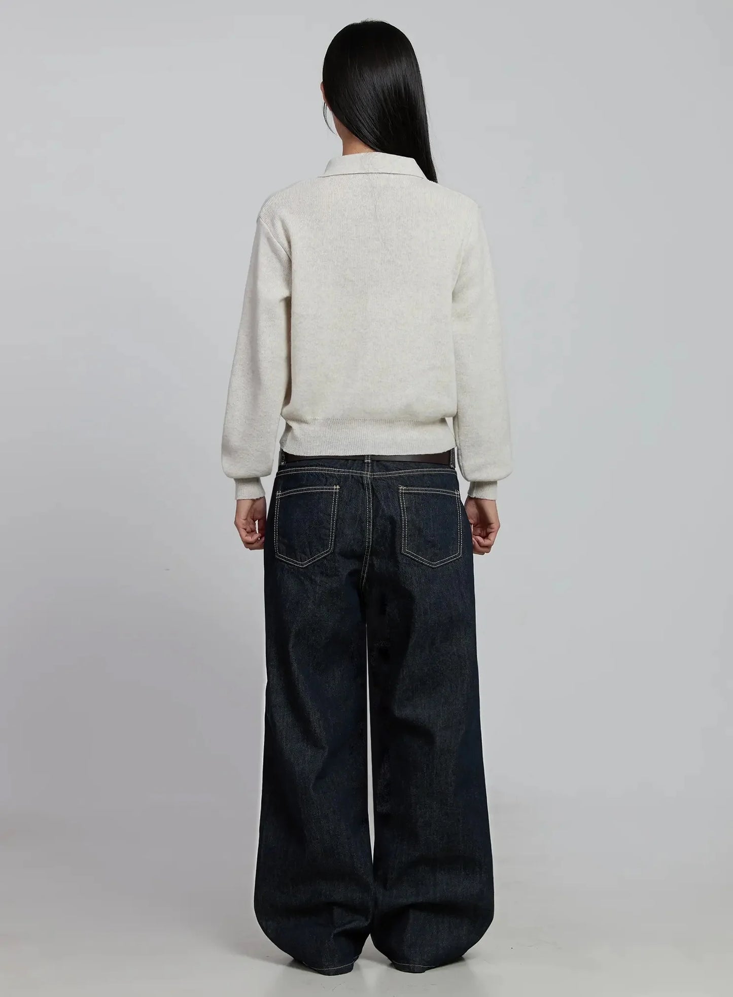 Classic Collar Knit Cardigan IM520