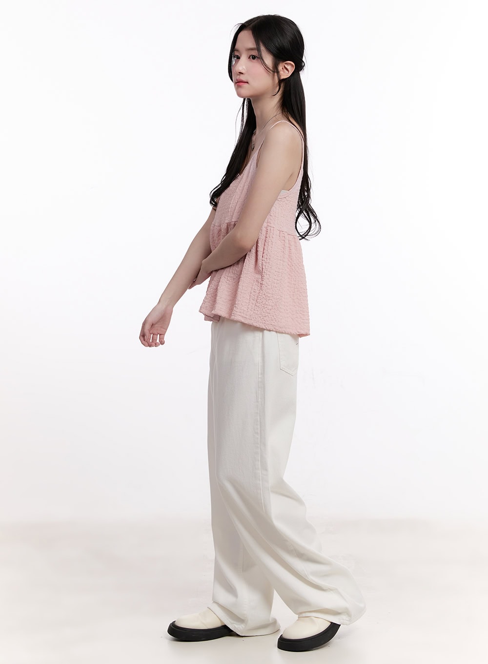 Classic Cotton Straight-Leg Pants CM527