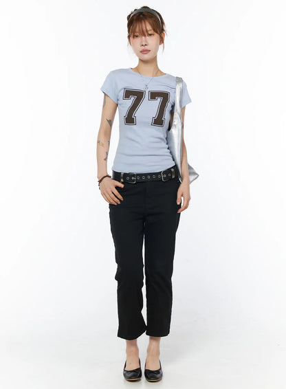 Black Ankle Pants CY527