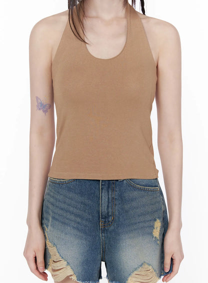 Basic Halter Neck Tank CU519