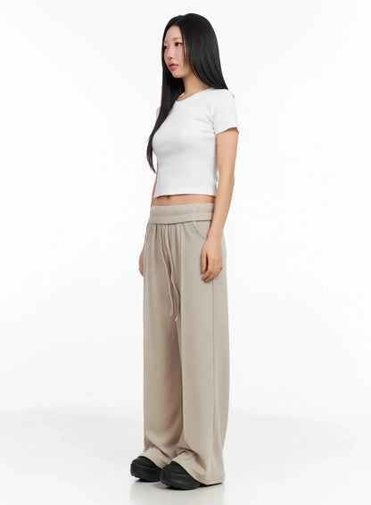 Casual Wide-Leg Sweatpants IA507