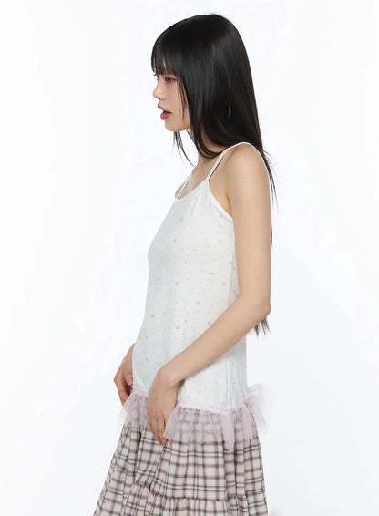 Chic Graphic Print Tank Top IY526