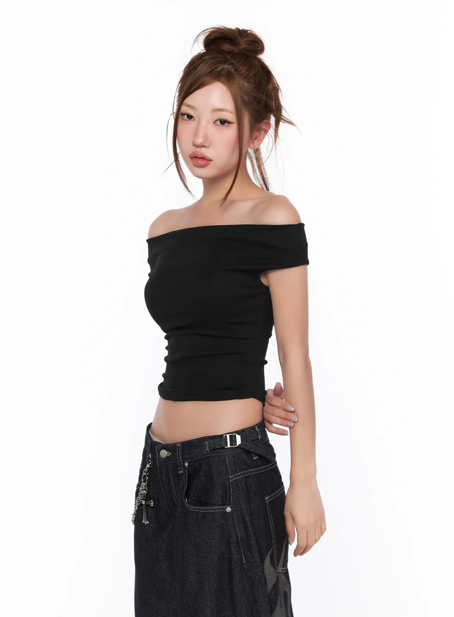 Basic Off-Shoulder Top CA515