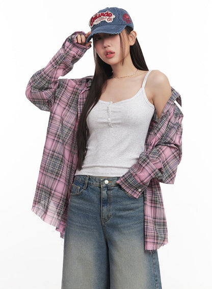 Buttoned Cami Top CM528