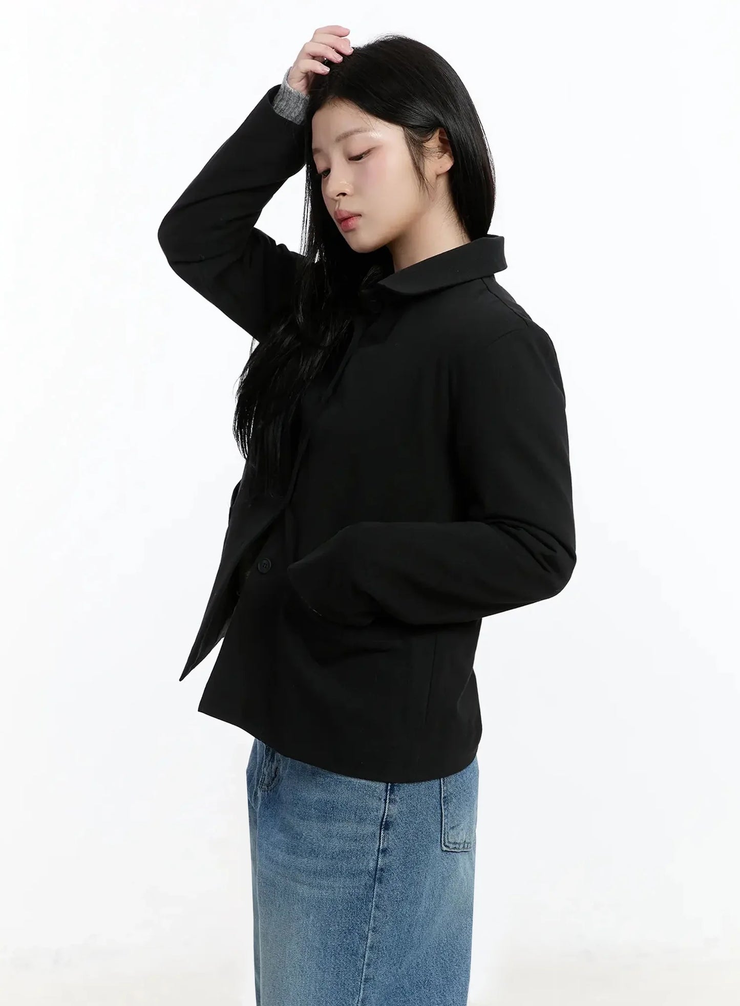 Classic Button-Up Blazer IM519