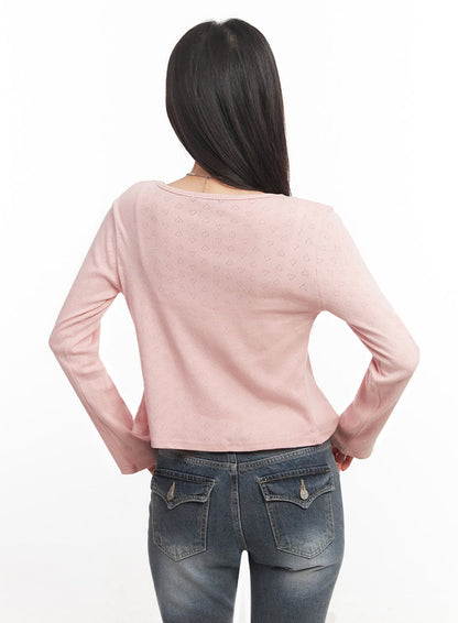 Blossom Buttoned Cardigan IA524