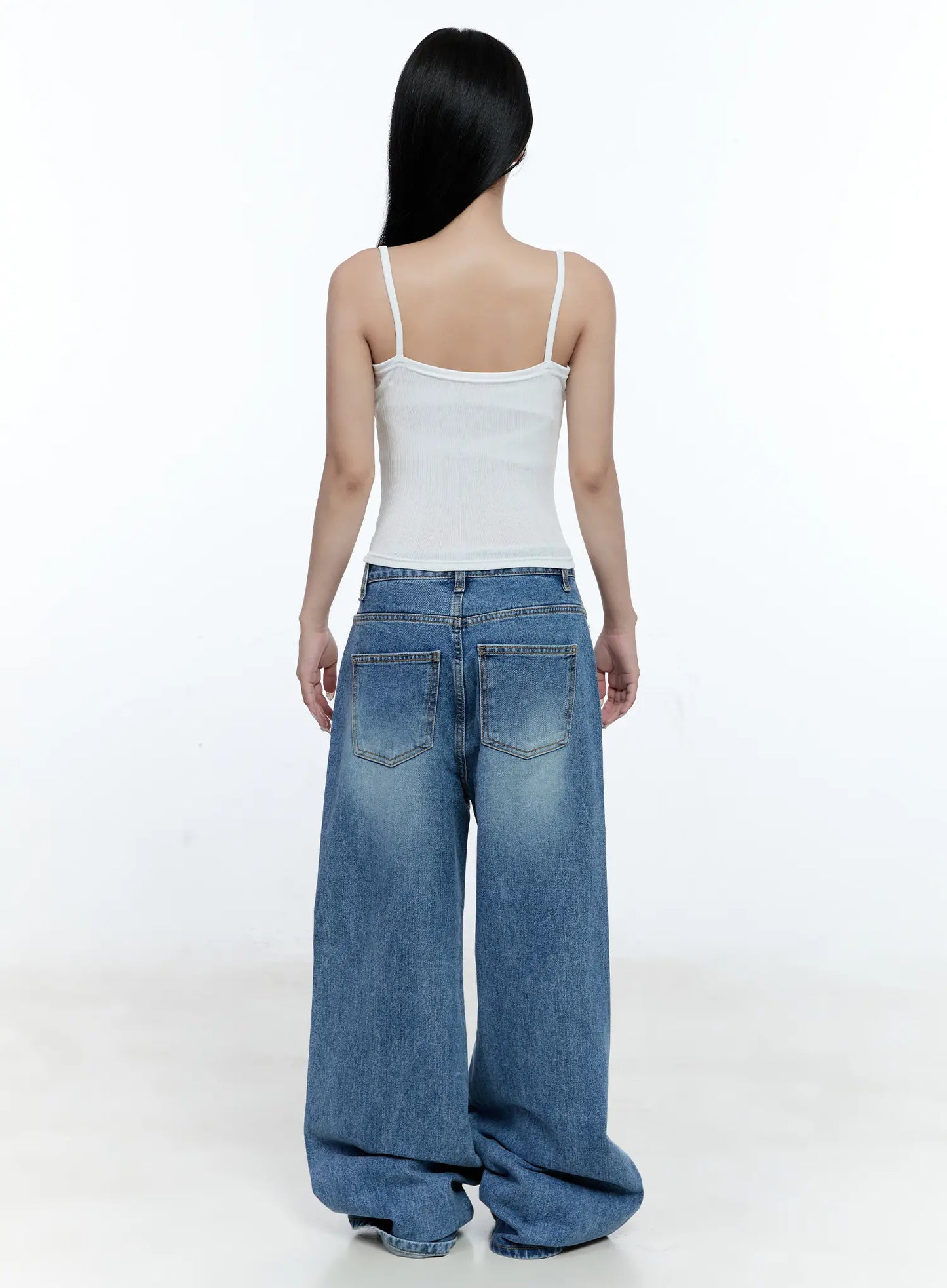 Ana Wide-Leg Denim Jeans CG507