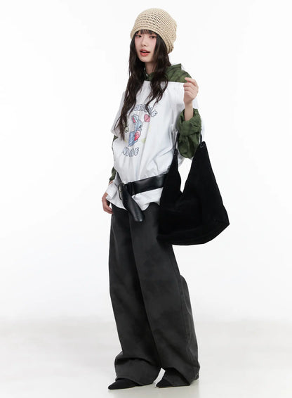Casual Oversized Wide Leg Pants CM526