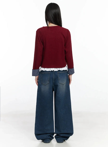 Annika Low-Rise Baggy Jeans F517