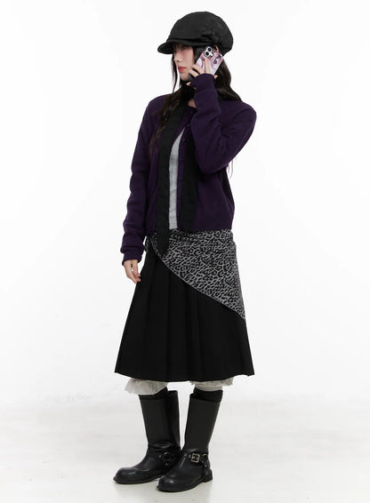 Classic Pleated Mini Skirt CN511