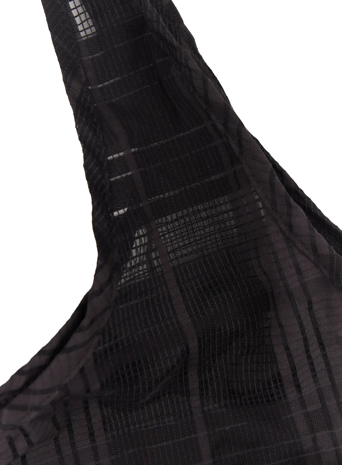 Black Mesh Plaid Shoulder Bag CL502