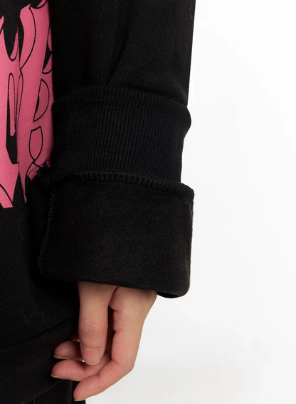 Bold Graphic Oversized Hoodie IN503