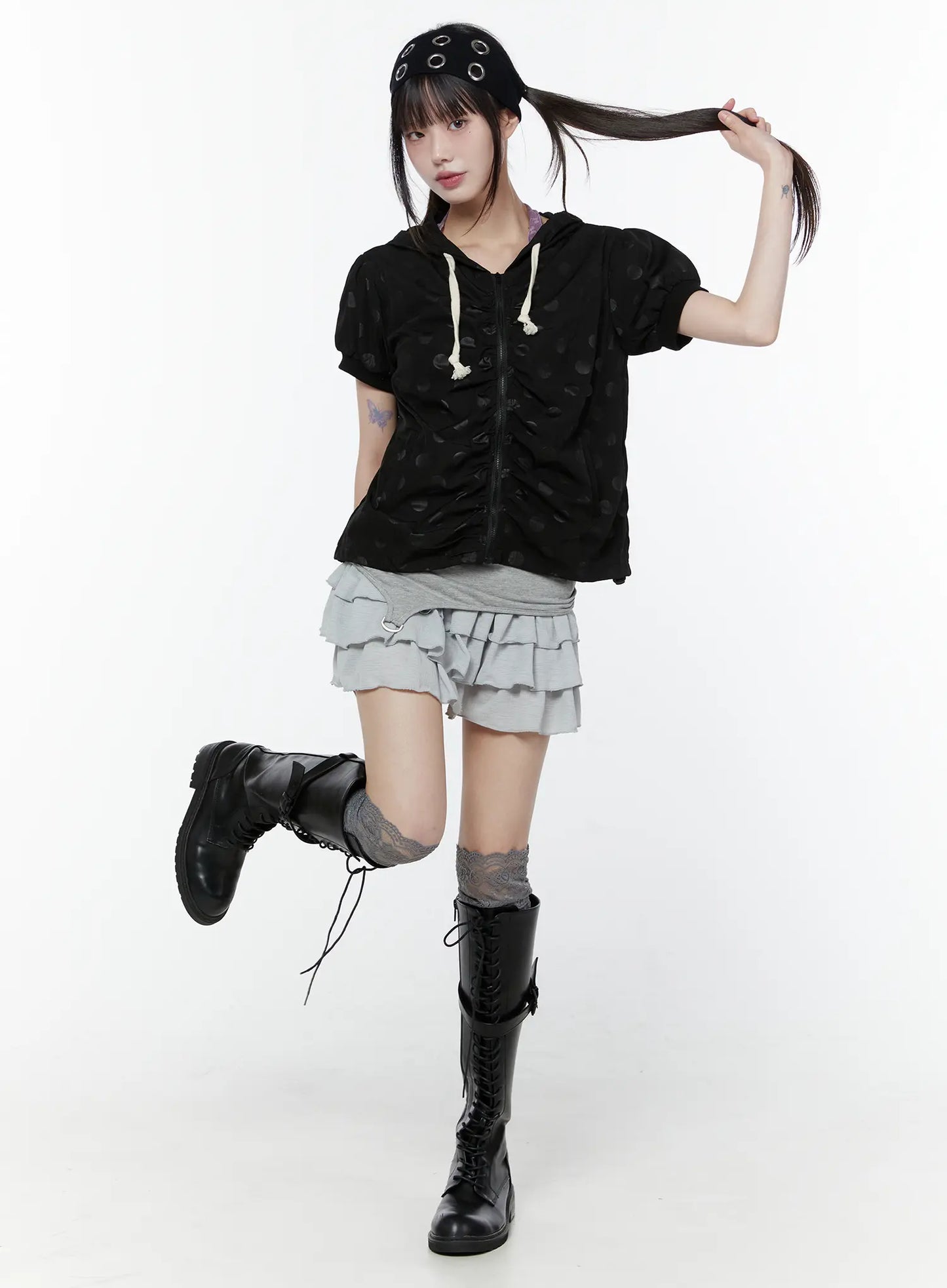 Chic Tiered Ruffle Mini Skirt CU508