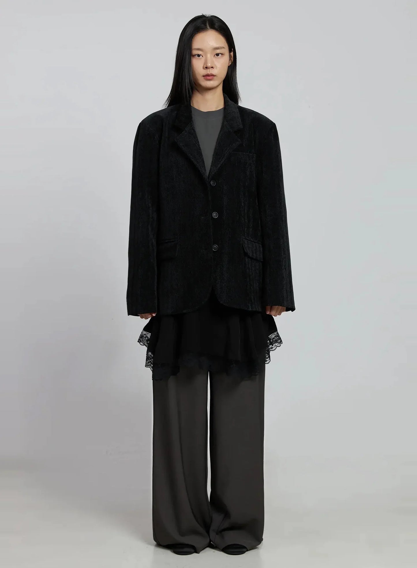 Classic Velvet Oversized Blazer IM520