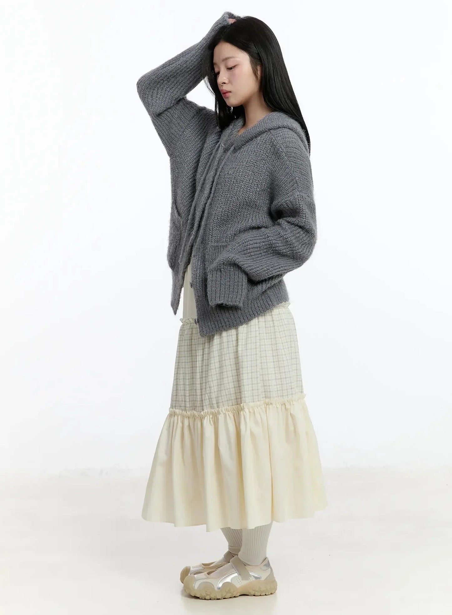 Button-Up Knit Cardigan IM519