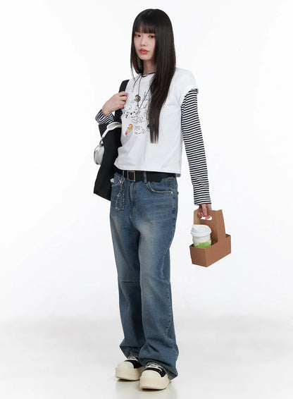 Ainslie Classic Wide-Fit Jeans CM526