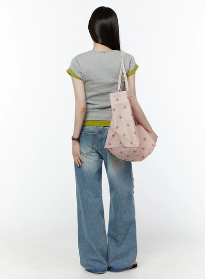 Anouk Vintage Wash Ripped Straight Jeans CU505