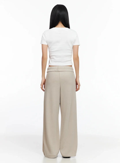 Casual Wide-Leg Sweatpants IA507