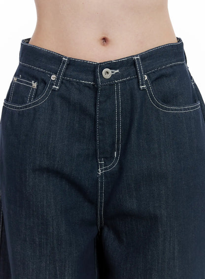 Alaya Semi-Balloon Denim Jeans IM524