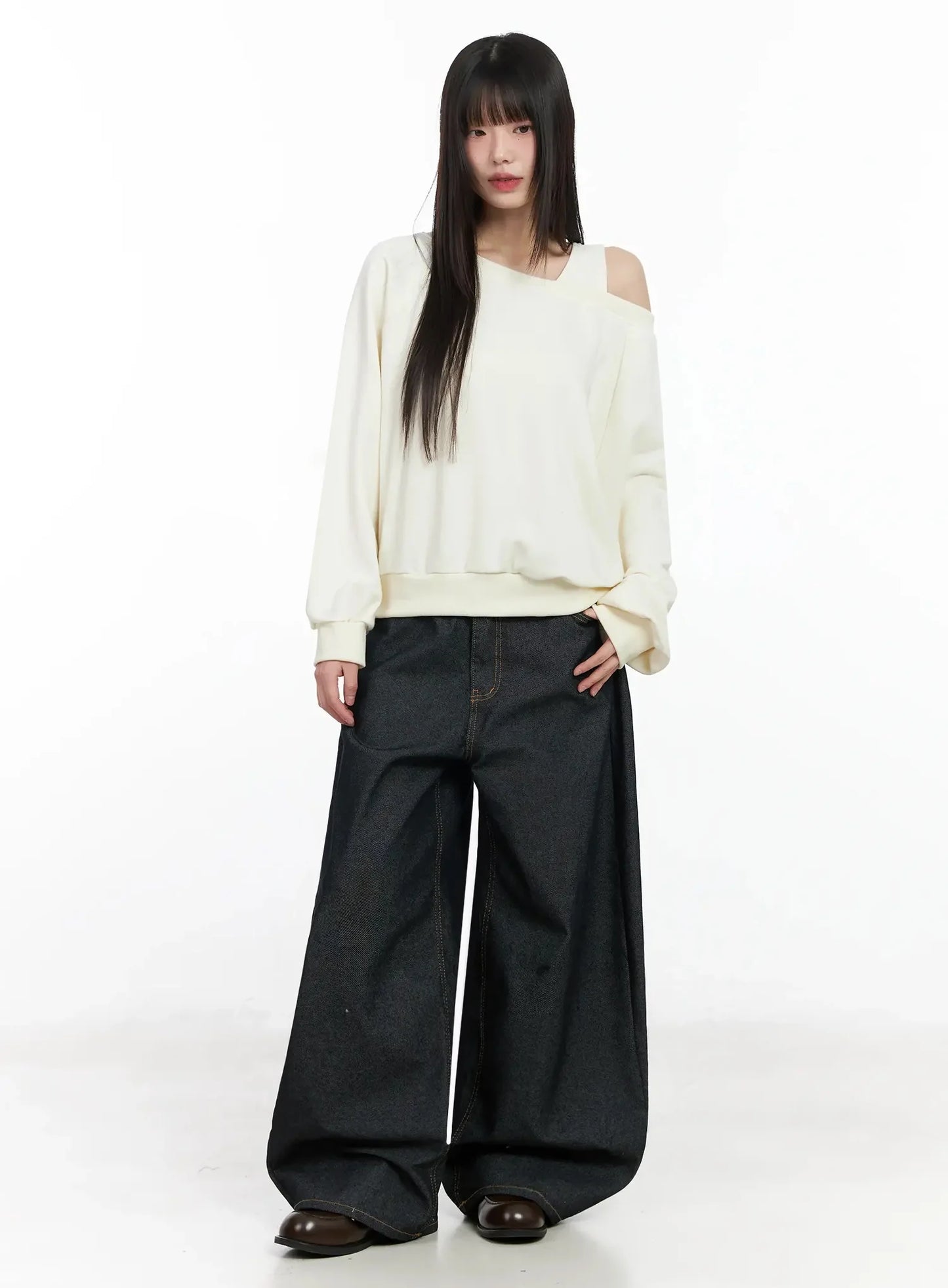 Casual Asymmetric Sweatshirt IM523
