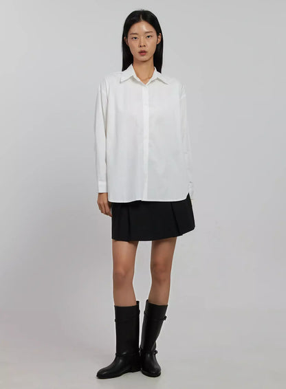Classic Button-Up Shirt IJ508