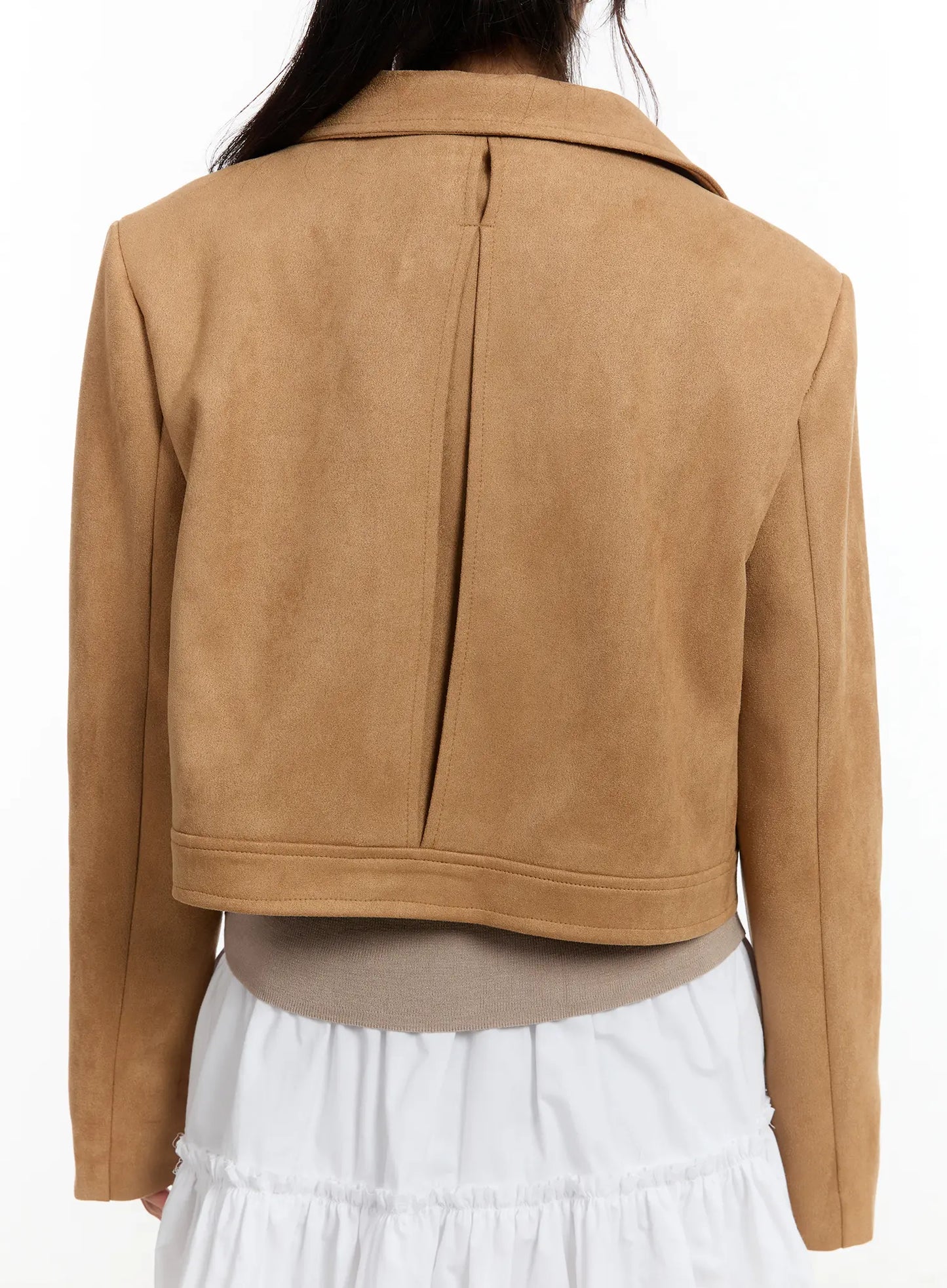 Chic Suede Zip-Up Jacket CM505