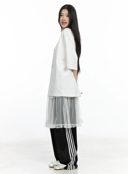 Angel Graphic Oversized T-Shirt IM506