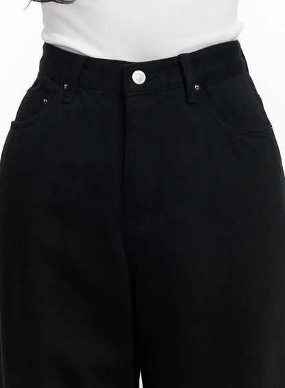 Basic Wide Leg Pants IJ529
