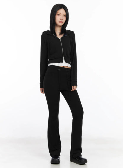 Casual Zip-Up Hoodie and Sweatpant Set CF526
