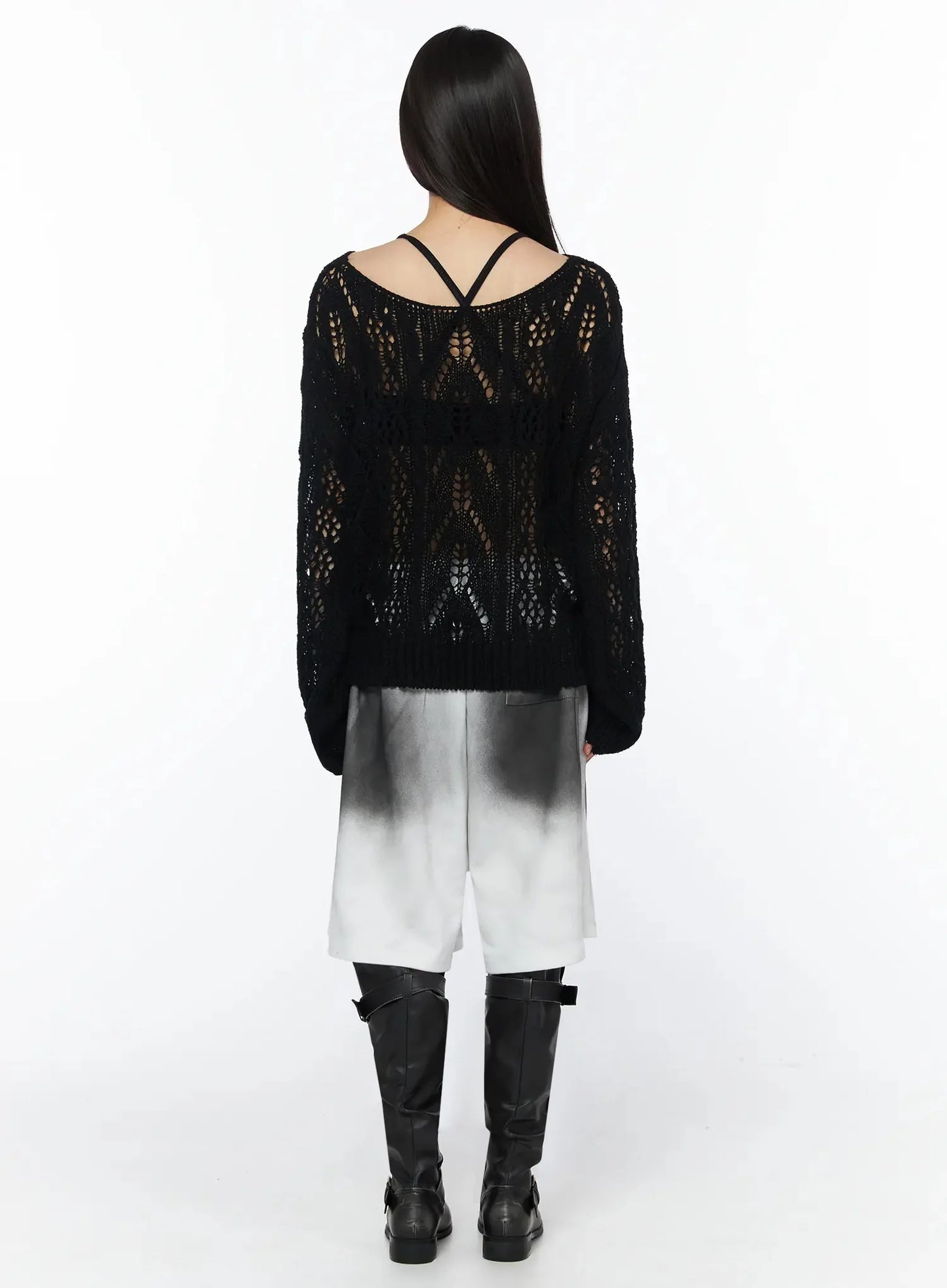 Boho Chic Boat Neck Sweater IY525