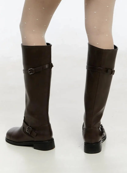 Buckled Long Boots IM509