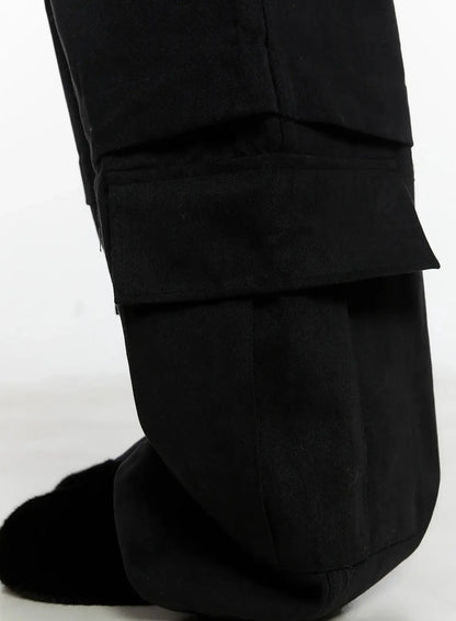 Baggy Drawstring Cargo Pants ID525