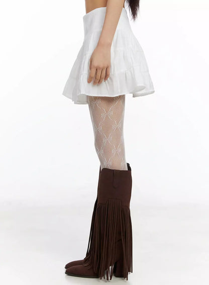 Boho Chic Ruffle Layered Skirt IM530