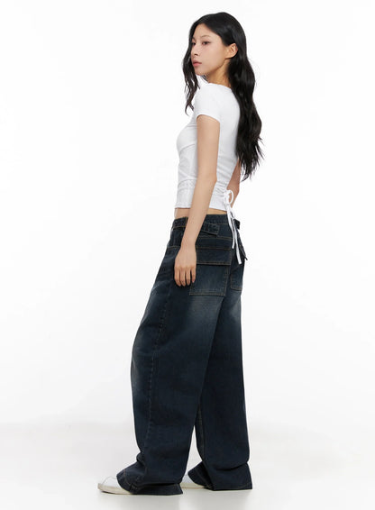 Asymmetric Strap Off-Shoulder Top IG508