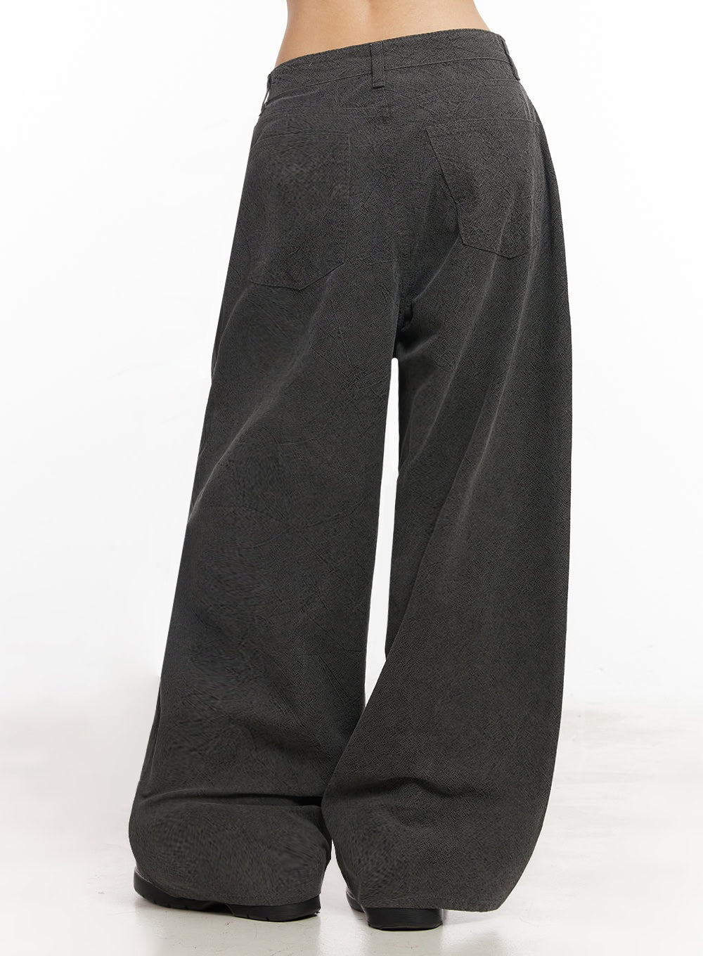 Classic Cotton Wide-Leg Pants IY529