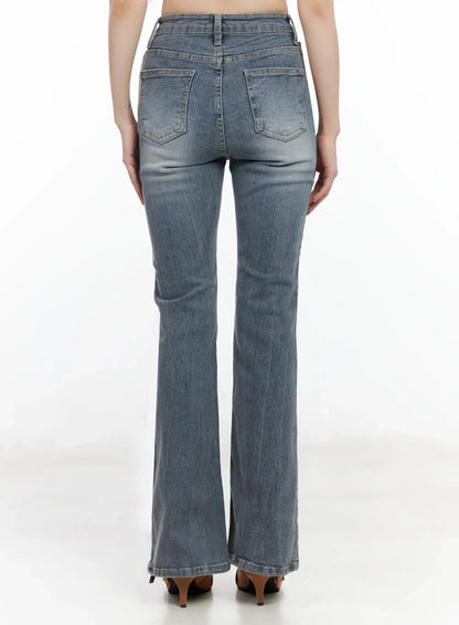 Chlo High-Rise Bootcut Jeans IM523