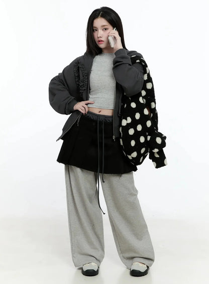 Casual Long Sleeve Crop Tee IO527