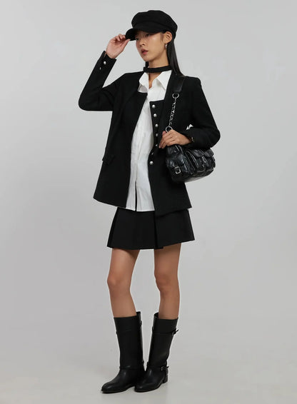 Classic Button-Up Shirt IJ508