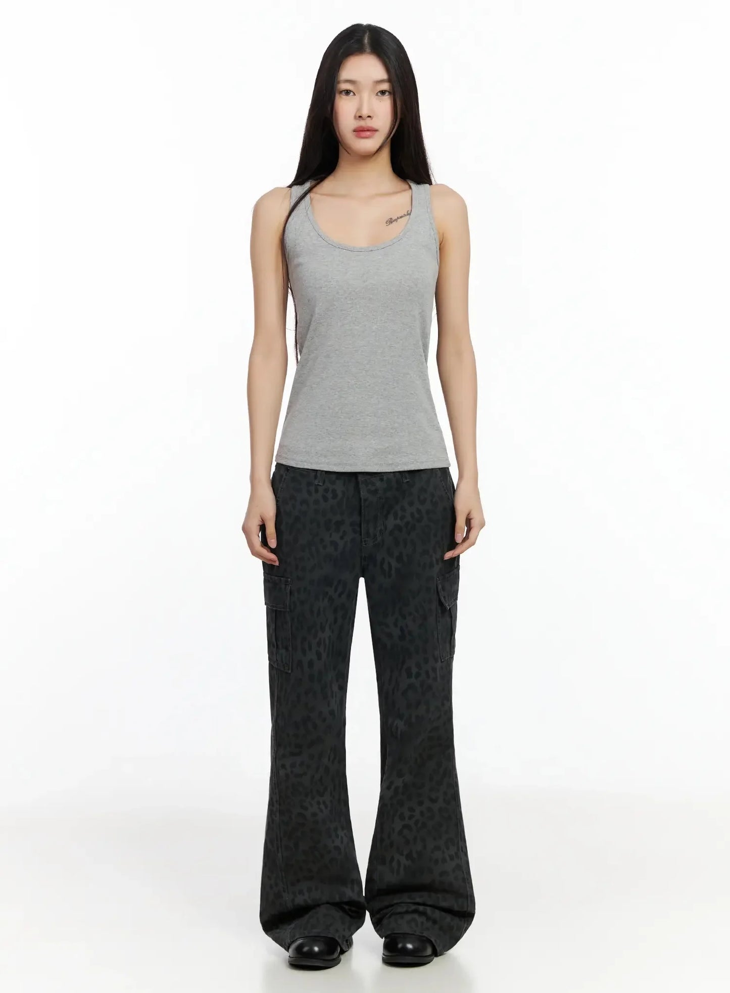 Casual Round Neck Tank Top IA508